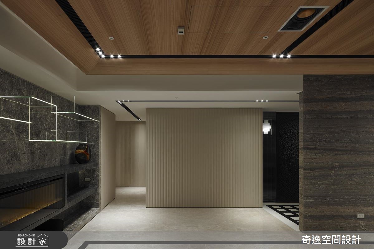 130坪新成屋(5年以下)＿奢華風玄關案例圖片＿奇逸空間設計＿奇逸_31之4