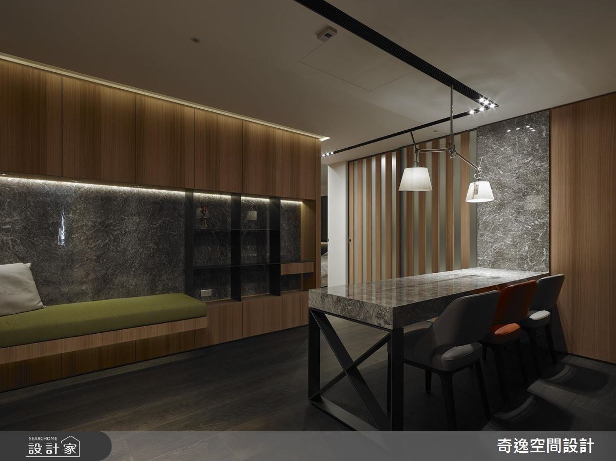 130坪新成屋(5年以下)＿奢華風餐廳臥榻案例圖片＿奇逸空間設計＿奇逸_31之20