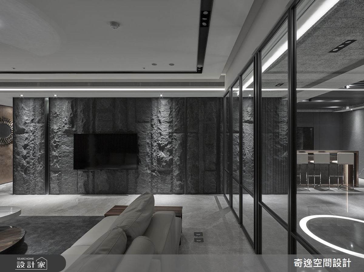 95坪新成屋(5年以下)＿新中式風客廳案例圖片＿奇逸空間設計＿奇逸_32之5