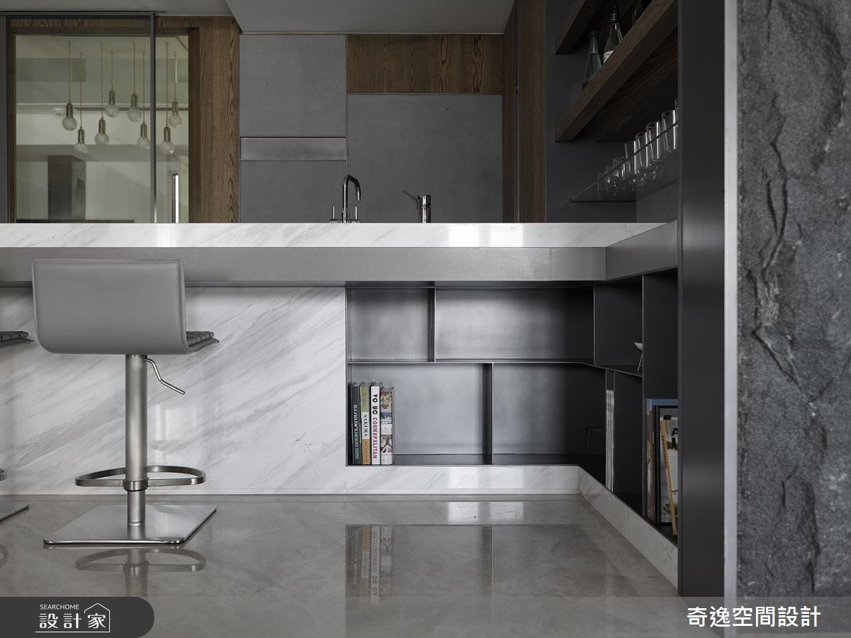 95坪新成屋(5年以下)＿新中式風吧檯案例圖片＿奇逸空間設計＿奇逸_32之16