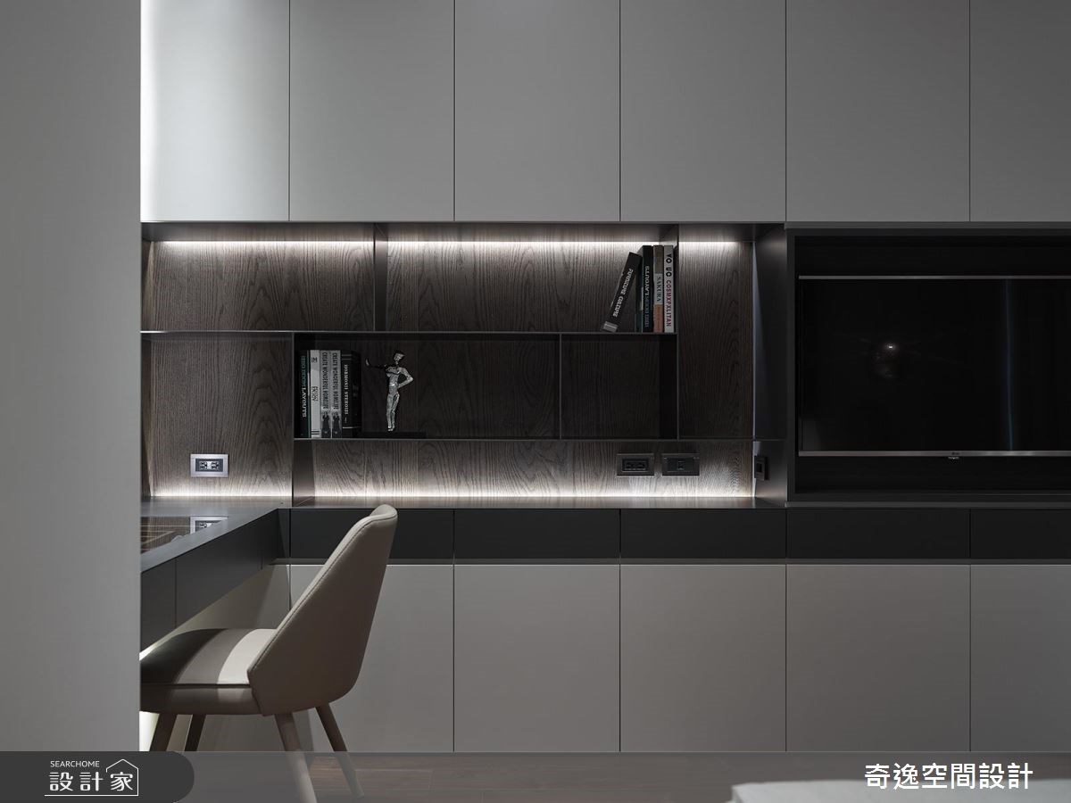 95坪新成屋(5年以下)＿新中式風臥室案例圖片＿奇逸空間設計＿奇逸_32之20