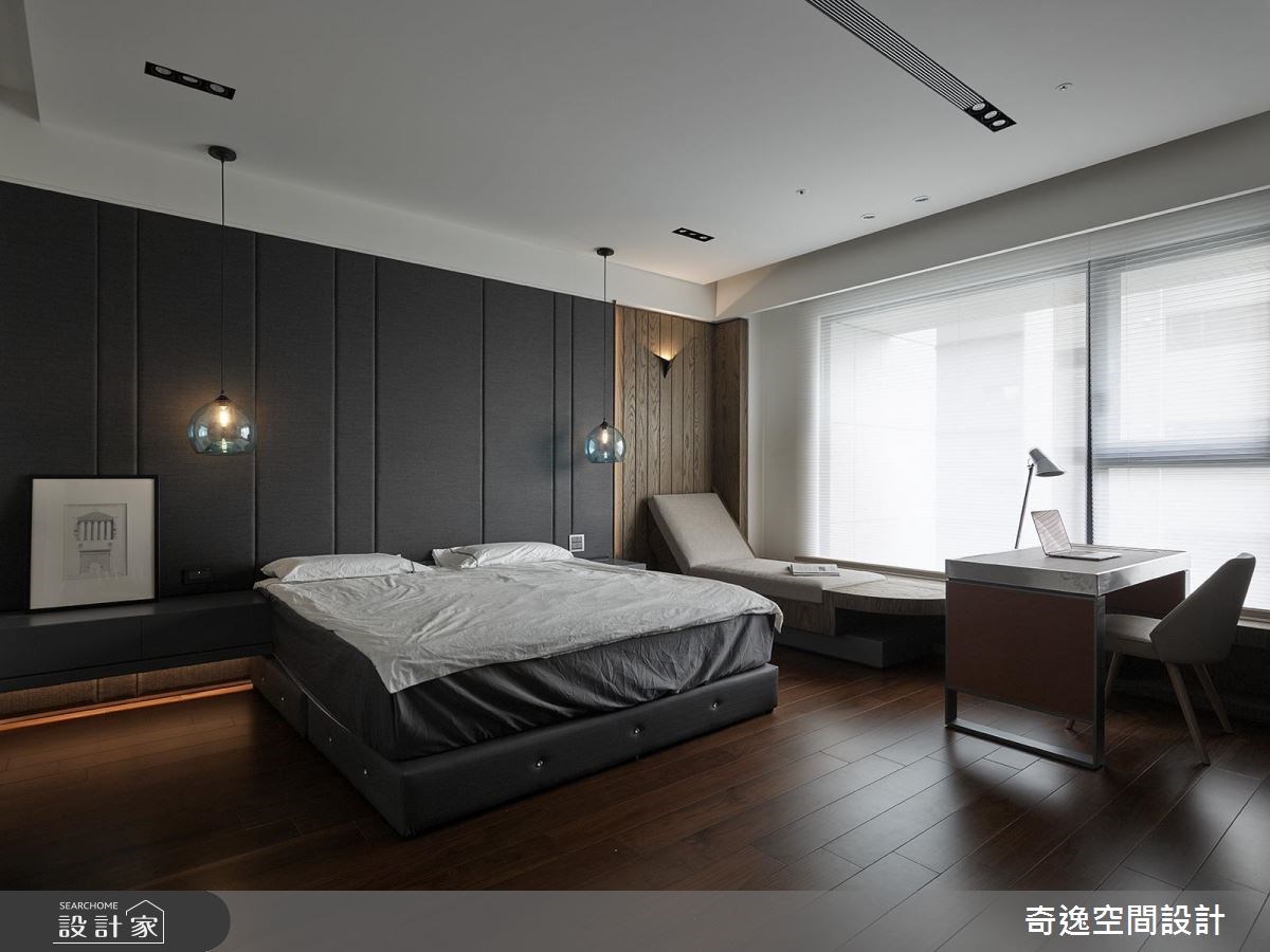 95坪新成屋(5年以下)＿新中式風臥室案例圖片＿奇逸空間設計＿奇逸_32之22