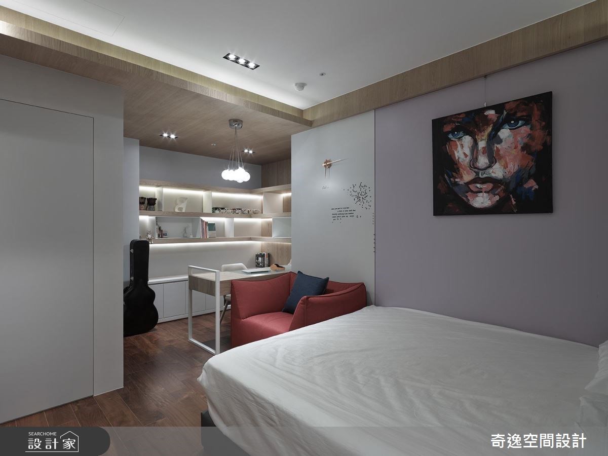 95坪新成屋(5年以下)＿新中式風臥室案例圖片＿奇逸空間設計＿奇逸_32之24