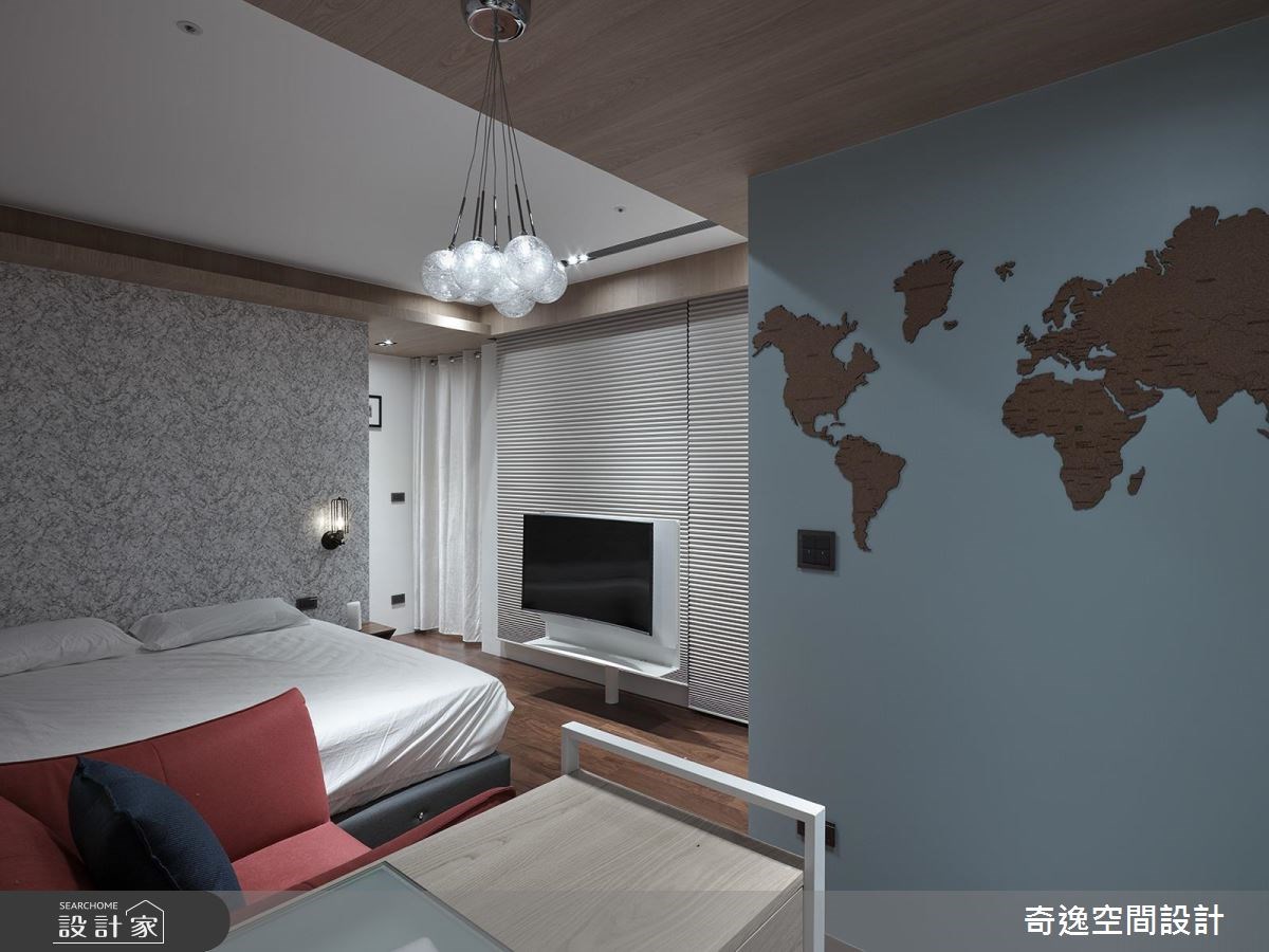 95坪新成屋(5年以下)＿新中式風臥室案例圖片＿奇逸空間設計＿奇逸_32之25