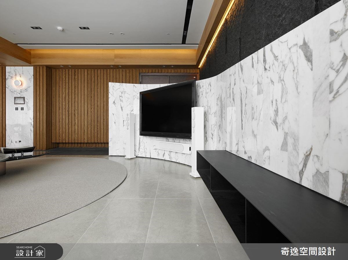 75坪新成屋(5年以下)＿現代風客廳案例圖片＿奇逸空間設計＿奇逸_33之4