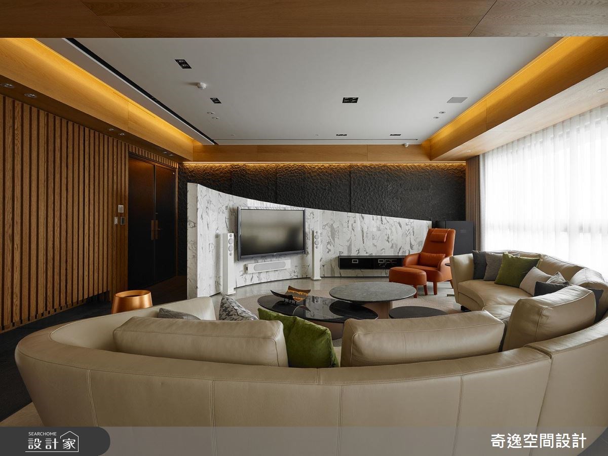 75坪新成屋(5年以下)＿現代風客廳案例圖片＿奇逸空間設計＿奇逸_33之6