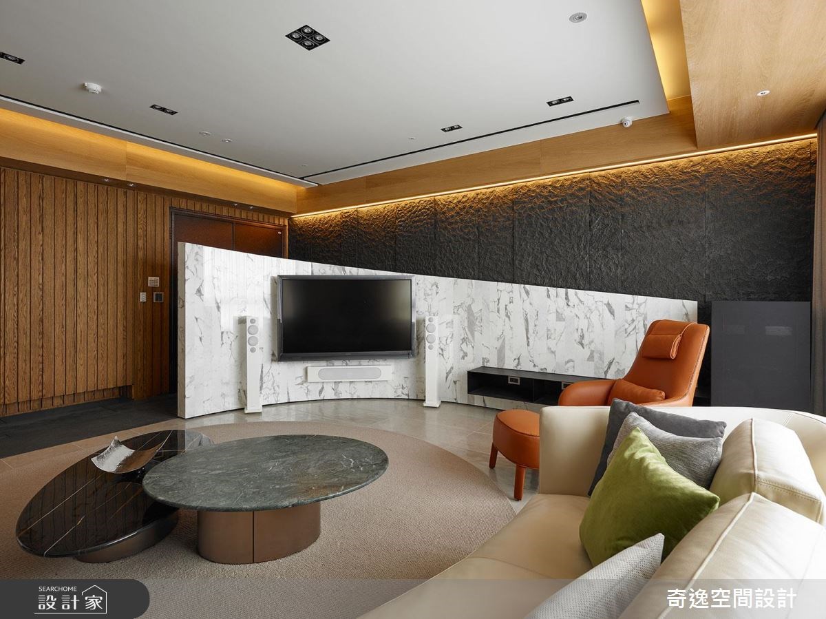75坪新成屋(5年以下)＿現代風客廳案例圖片＿奇逸空間設計＿奇逸_33之7
