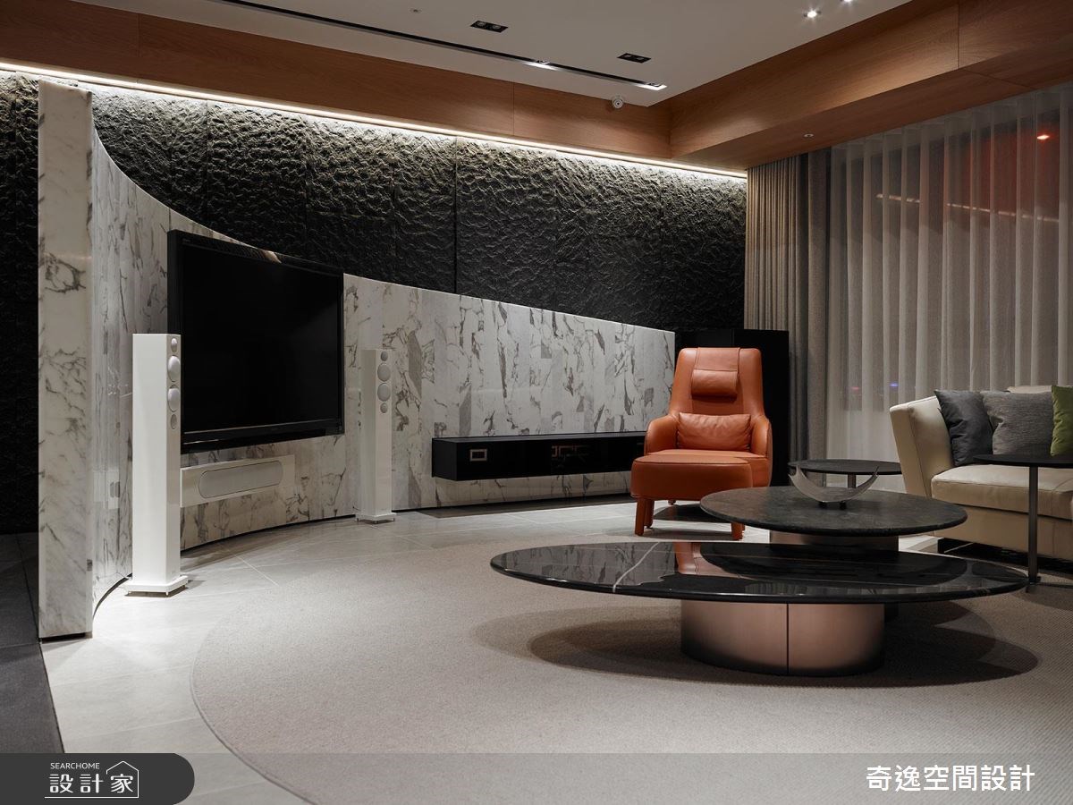 75坪新成屋(5年以下)＿現代風客廳案例圖片＿奇逸空間設計＿奇逸_33之11