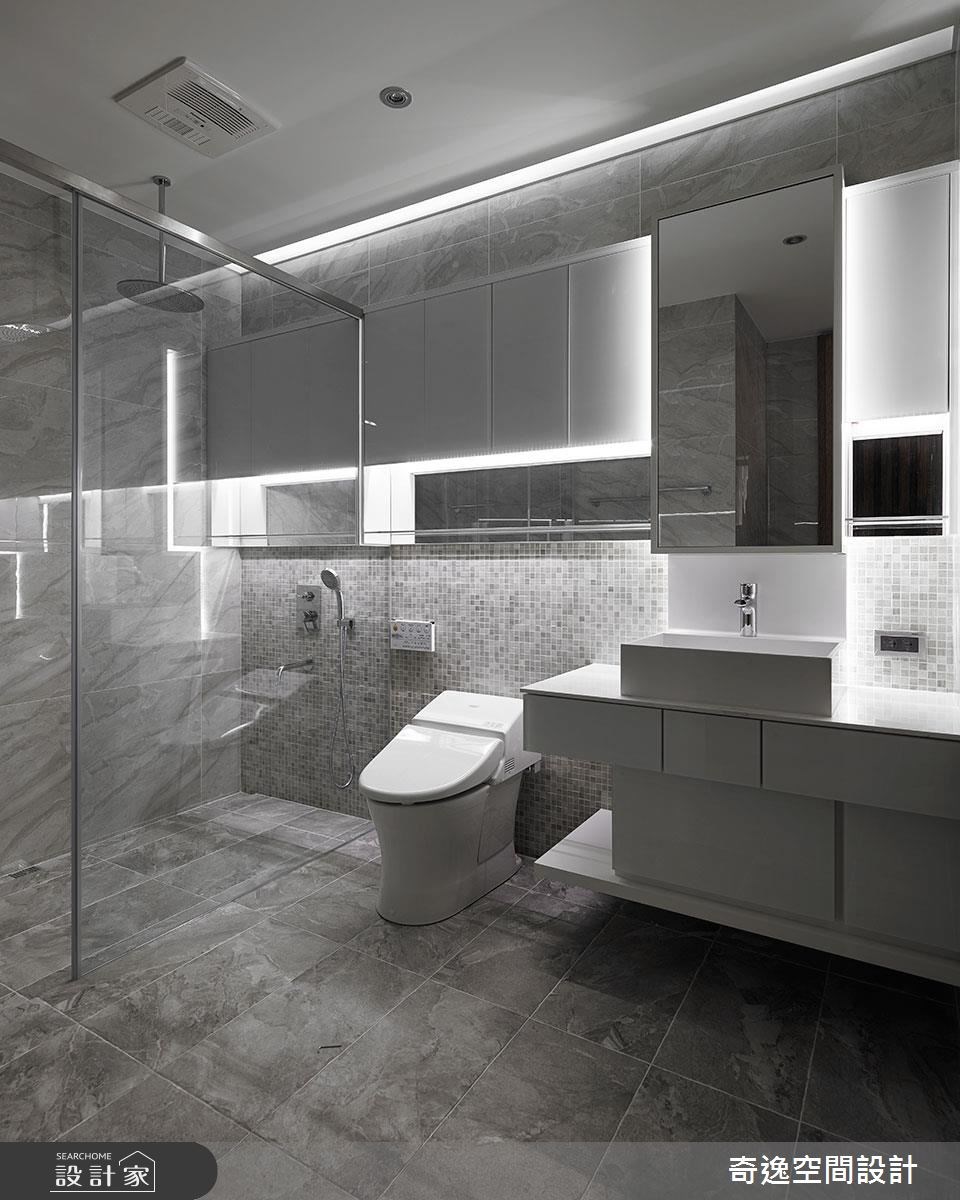 75坪新成屋(5年以下)＿現代風浴室案例圖片＿奇逸空間設計＿奇逸_33之44