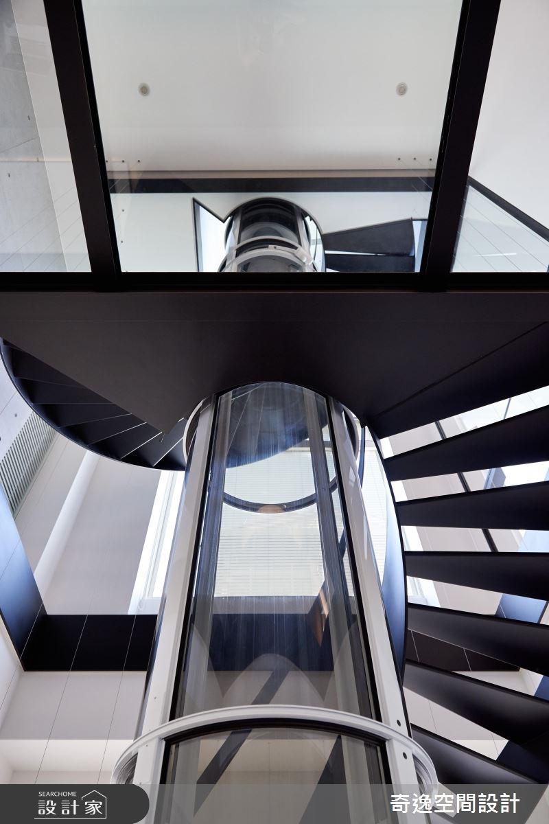 65坪中古屋(5~15年)＿簡約風樓梯案例圖片＿奇逸空間設計＿奇逸_34之16