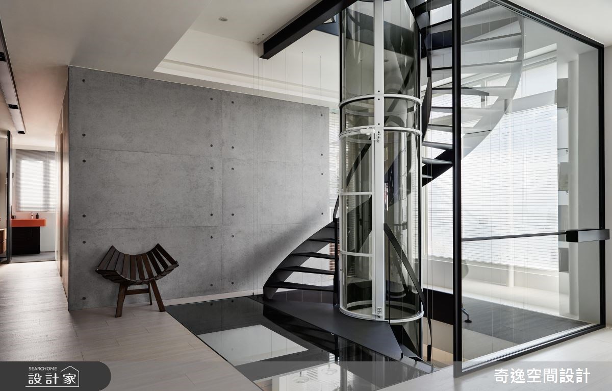 65坪中古屋(5~15年)＿簡約風樓梯案例圖片＿奇逸空間設計＿奇逸_34之18