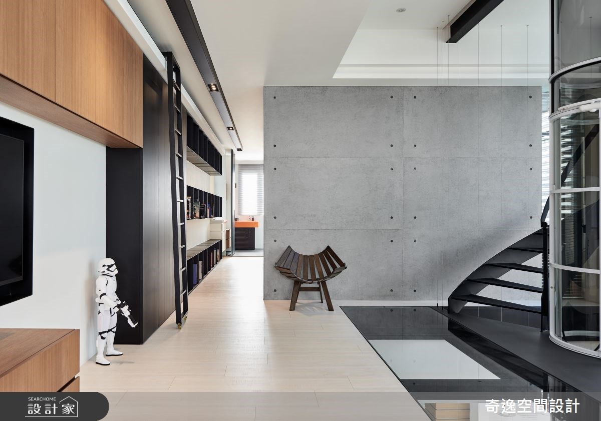 65坪中古屋(5~15年)＿簡約風樓梯走廊案例圖片＿奇逸空間設計＿奇逸_34之19