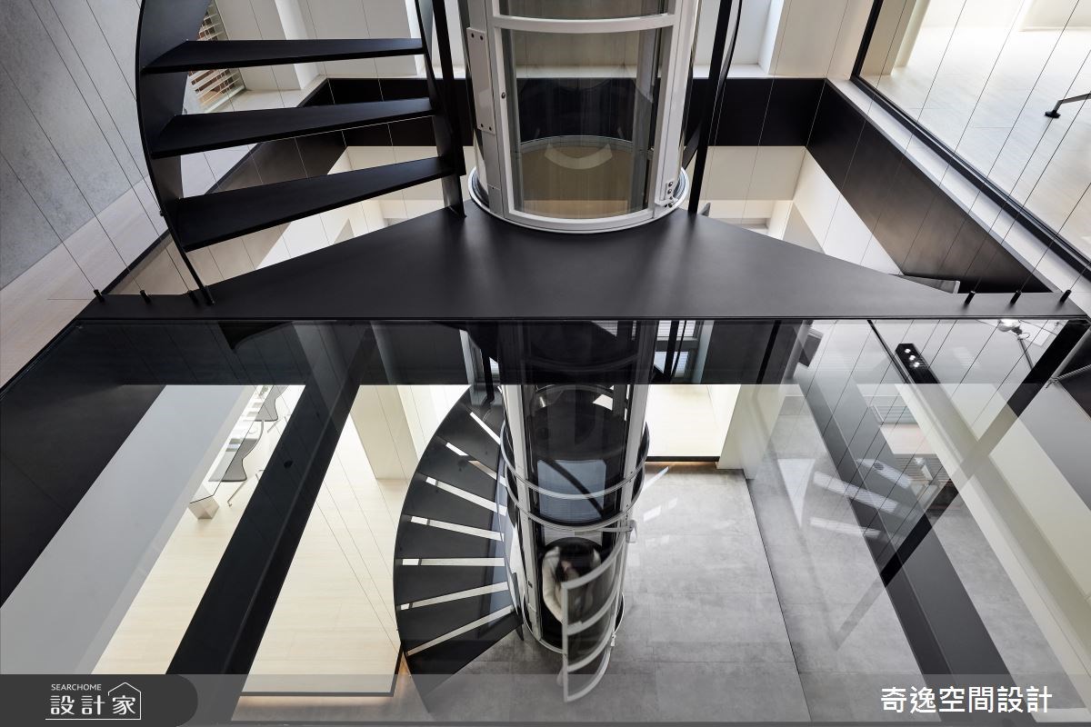 65坪中古屋(5~15年)＿簡約風樓梯案例圖片＿奇逸空間設計＿奇逸_34之21