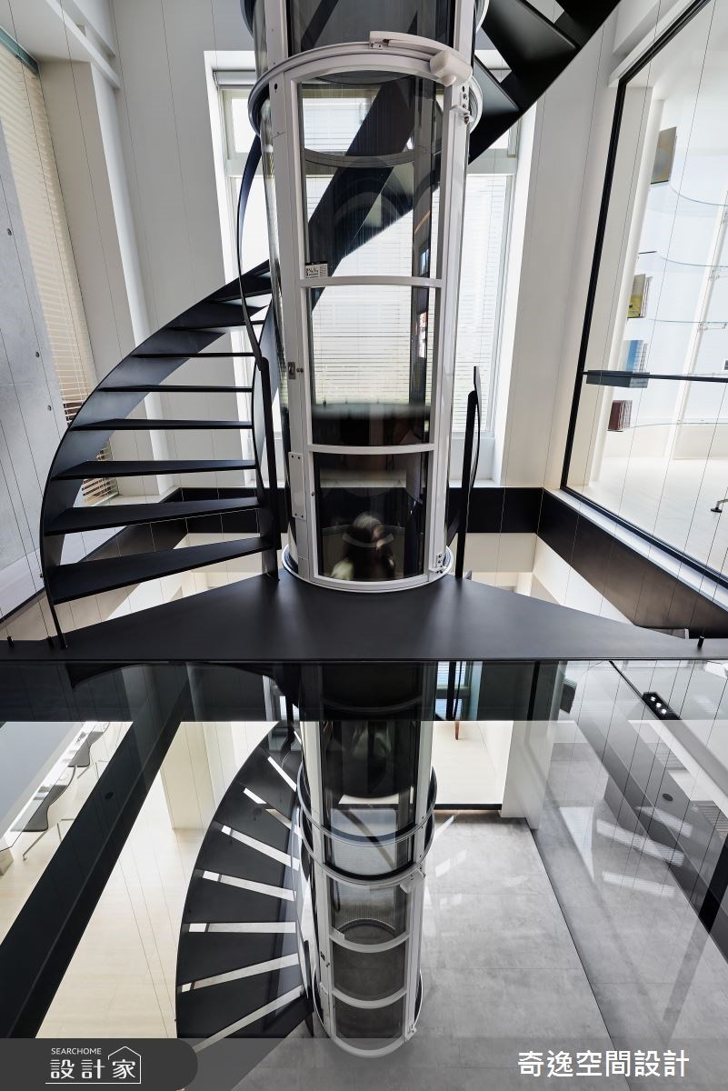 65坪中古屋(5~15年)＿簡約風樓梯案例圖片＿奇逸空間設計＿奇逸_34之22