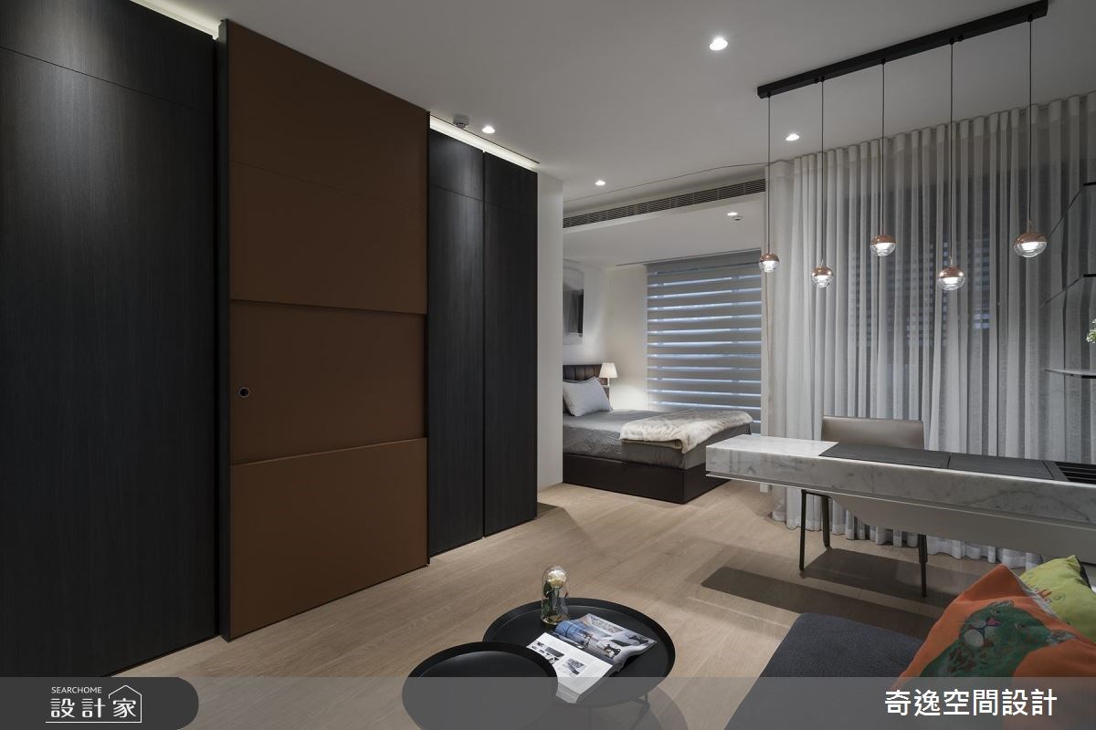 9坪新成屋(5年以下)＿簡約風客廳案例圖片＿奇逸空間設計＿奇逸_35之5