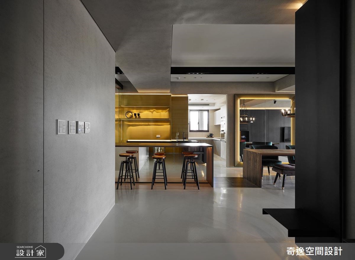 43坪新成屋(5年以下)＿混搭風吧檯案例圖片＿奇逸空間設計＿奇逸_37之2