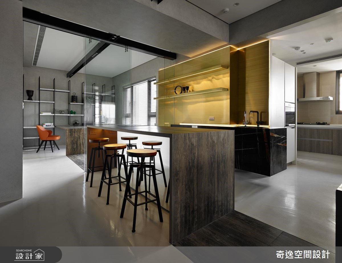 43坪新成屋(5年以下)＿混搭風吧檯案例圖片＿奇逸空間設計＿奇逸_37之15