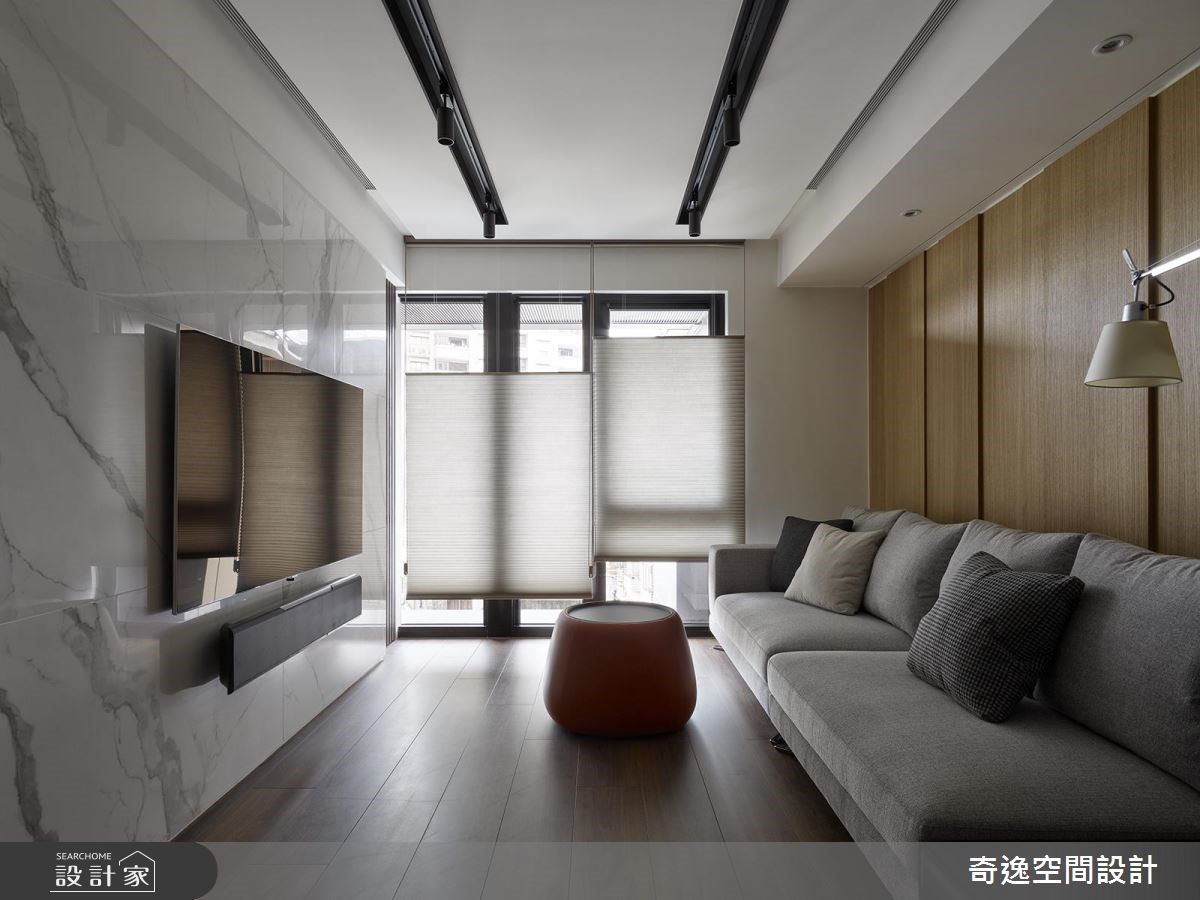 20坪新成屋(5年以下)＿現代風客廳案例圖片＿奇逸空間設計＿奇逸_38之1