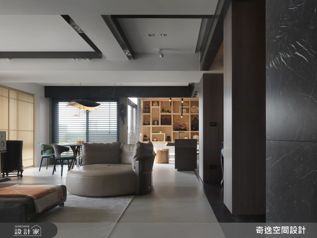40坪新成屋(5年以下)＿現代風客廳案例圖片＿奇逸空間設計＿奇逸_41之3