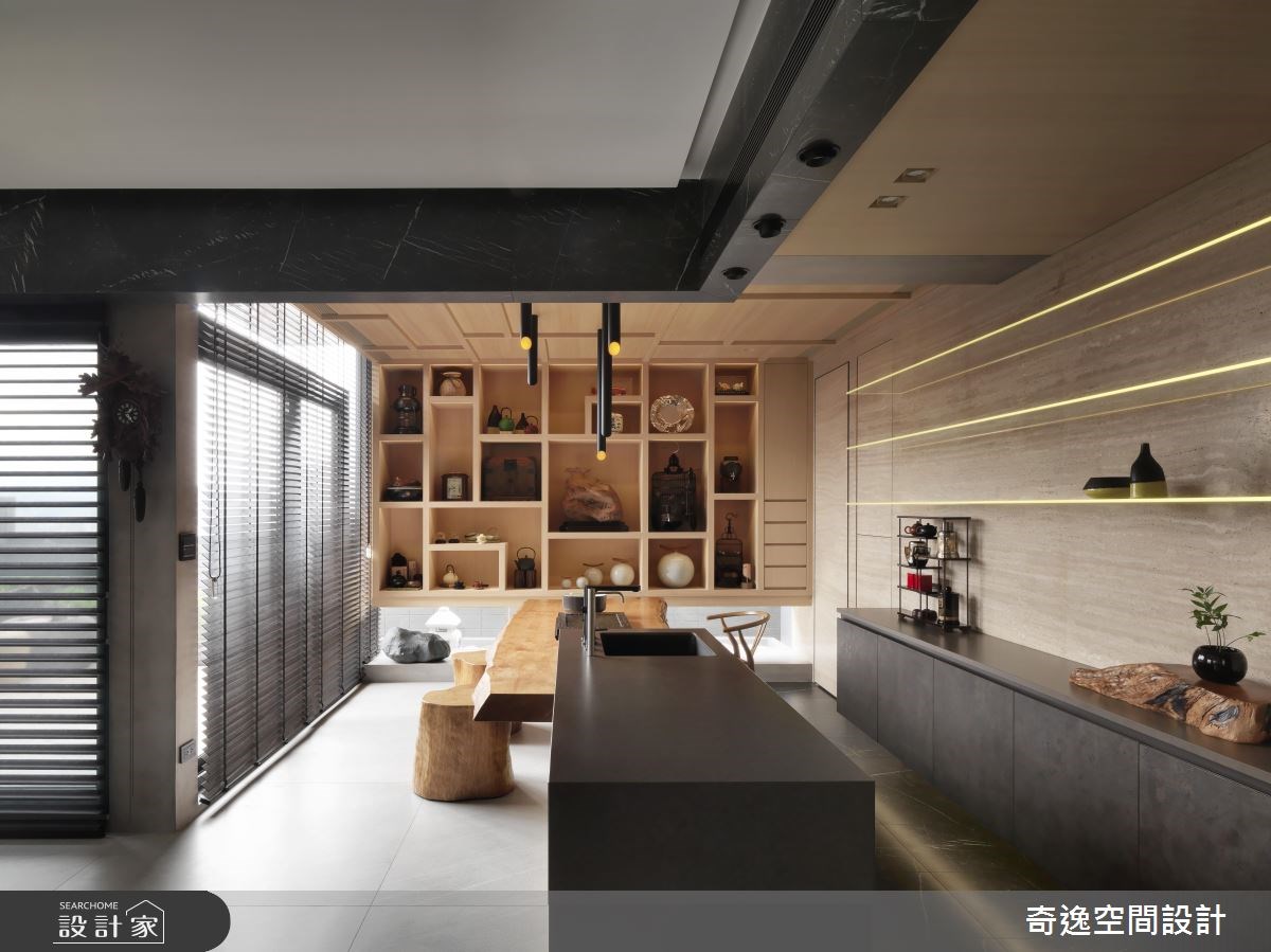 40坪新成屋(5年以下)＿現代風吧檯案例圖片＿奇逸空間設計＿奇逸_41之8