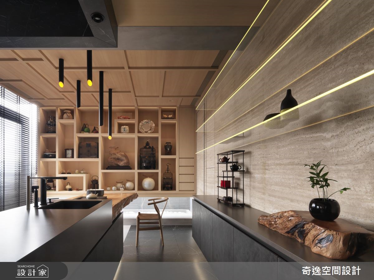 40坪新成屋(5年以下)＿現代風吧檯案例圖片＿奇逸空間設計＿奇逸_41之9