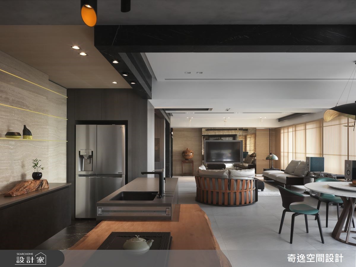 40坪新成屋(5年以下)＿現代風吧檯案例圖片＿奇逸空間設計＿奇逸_41之10