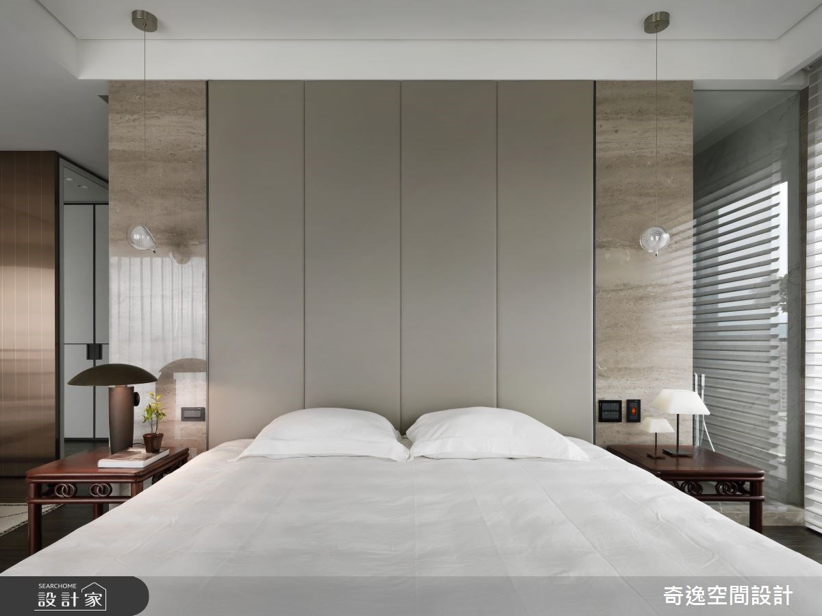 40坪新成屋(5年以下)＿現代風臥室案例圖片＿奇逸空間設計＿奇逸_41之14