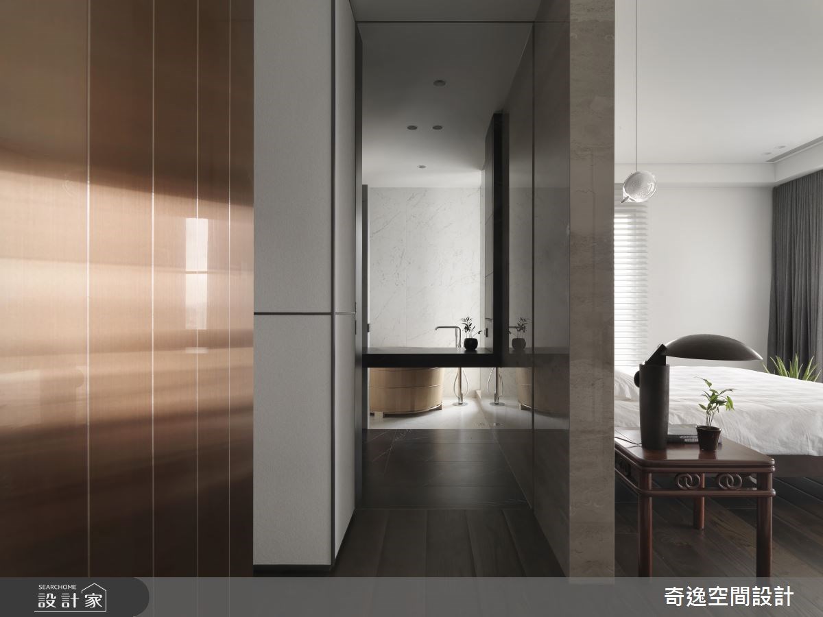 40坪新成屋(5年以下)＿現代風臥室浴室案例圖片＿奇逸空間設計＿奇逸_41之18