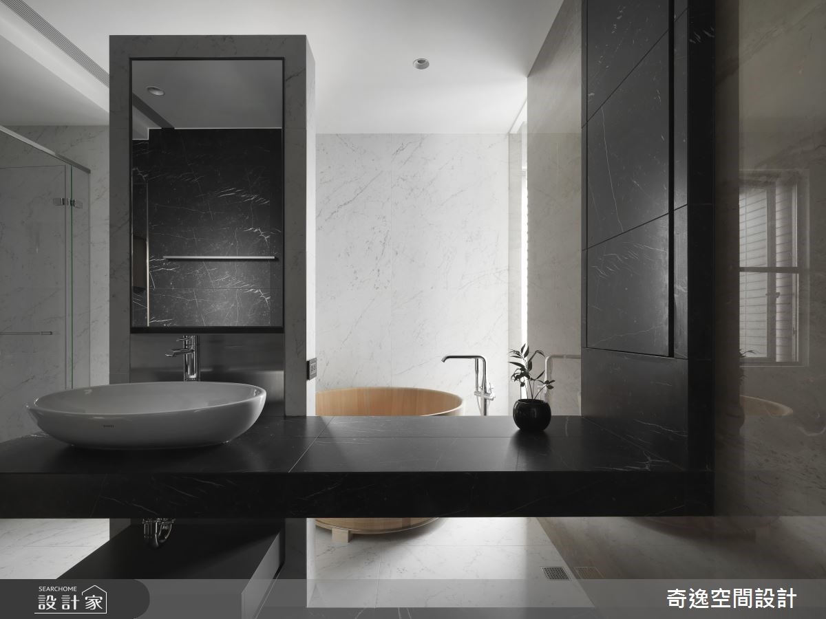 40坪新成屋(5年以下)＿現代風浴室案例圖片＿奇逸空間設計＿奇逸_41之19