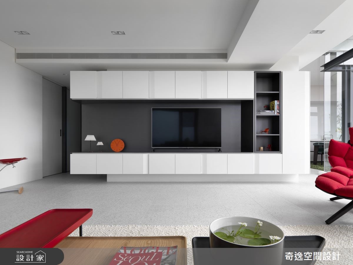 30坪新成屋(5年以下)＿現代風客廳案例圖片＿奇逸空間設計＿奇逸_42之4
