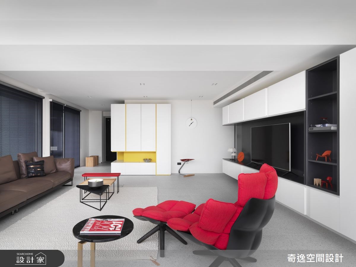 30坪新成屋(5年以下)＿現代風客廳案例圖片＿奇逸空間設計＿奇逸_42之5
