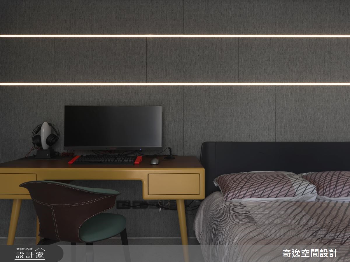 30坪新成屋(5年以下)＿現代風臥室案例圖片＿奇逸空間設計＿奇逸_42之23