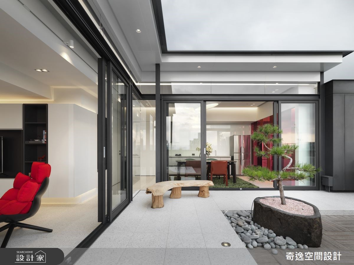 30坪新成屋(5年以下)＿現代風庭院案例圖片＿奇逸空間設計＿奇逸_42之24