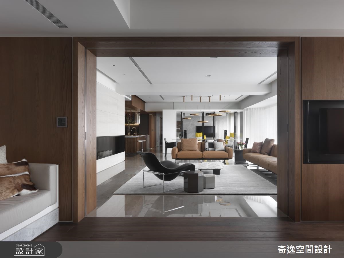 85坪中古屋(5~15年)＿現代風客廳案例圖片＿奇逸空間設計＿奇逸_43之16