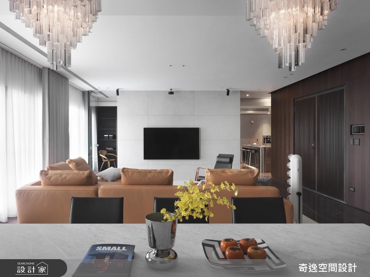 80坪新成屋(5年以下)＿現代風客廳案例圖片＿奇逸空間設計＿奇逸_44之7