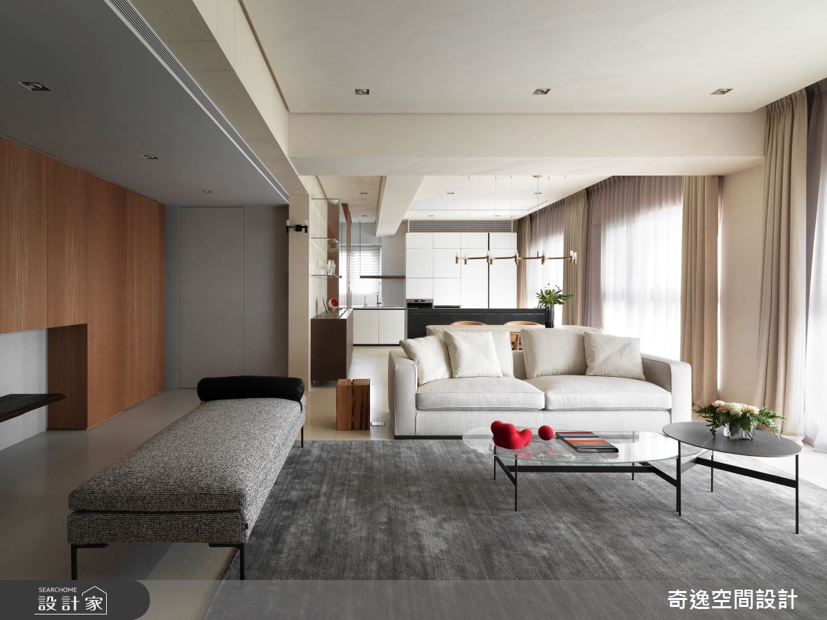 60坪新成屋(5年以下)＿現代風客廳案例圖片＿奇逸空間設計＿奇逸_47之6