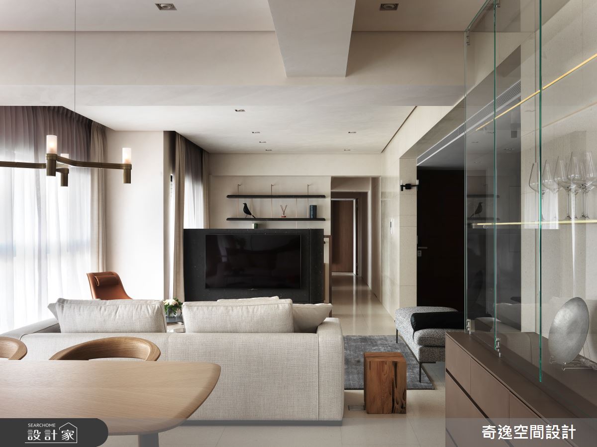 60坪新成屋(5年以下)＿現代風客廳案例圖片＿奇逸空間設計＿奇逸_47之9