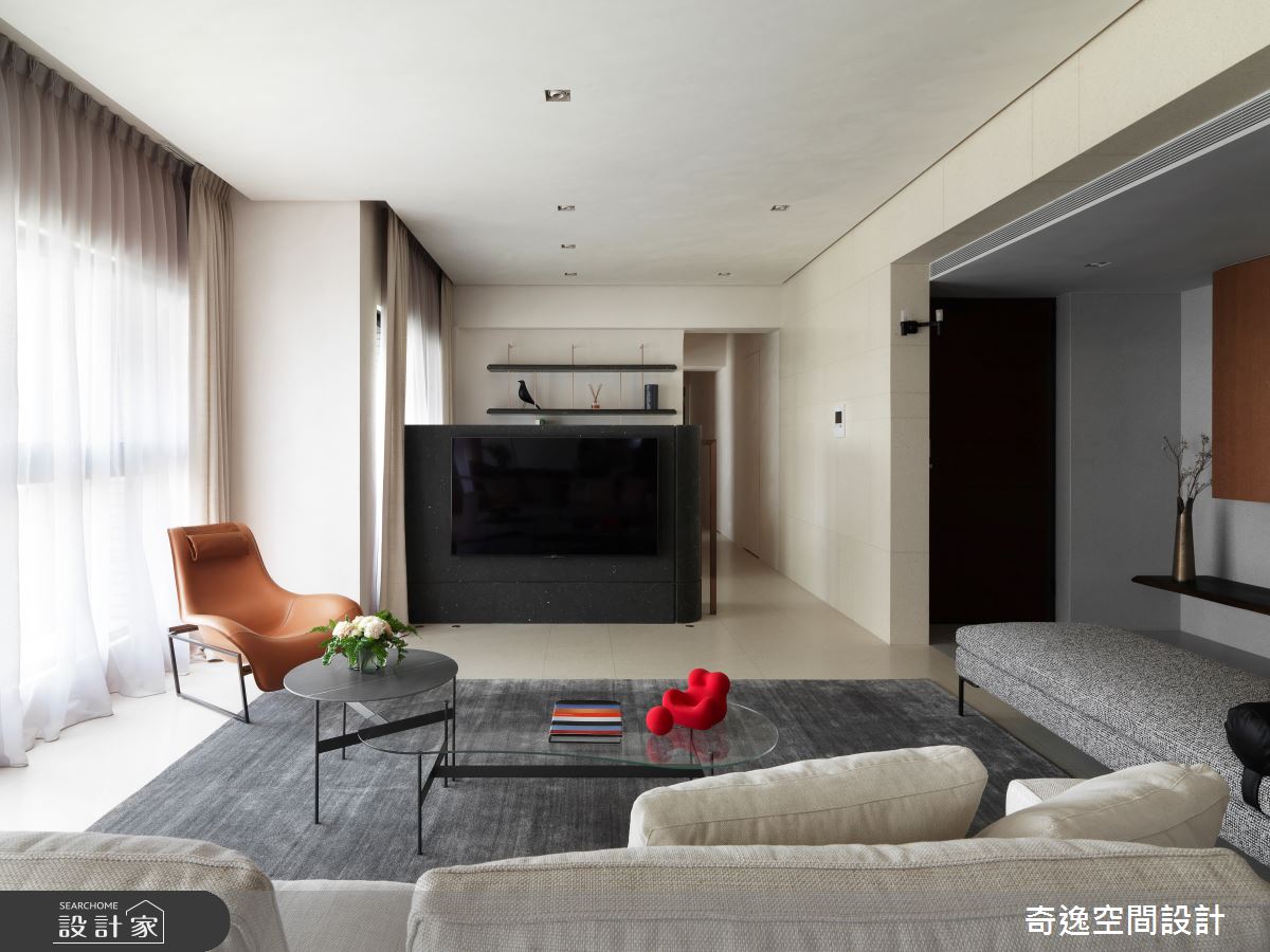 60坪新成屋(5年以下)＿現代風客廳案例圖片＿奇逸空間設計＿奇逸_47之10