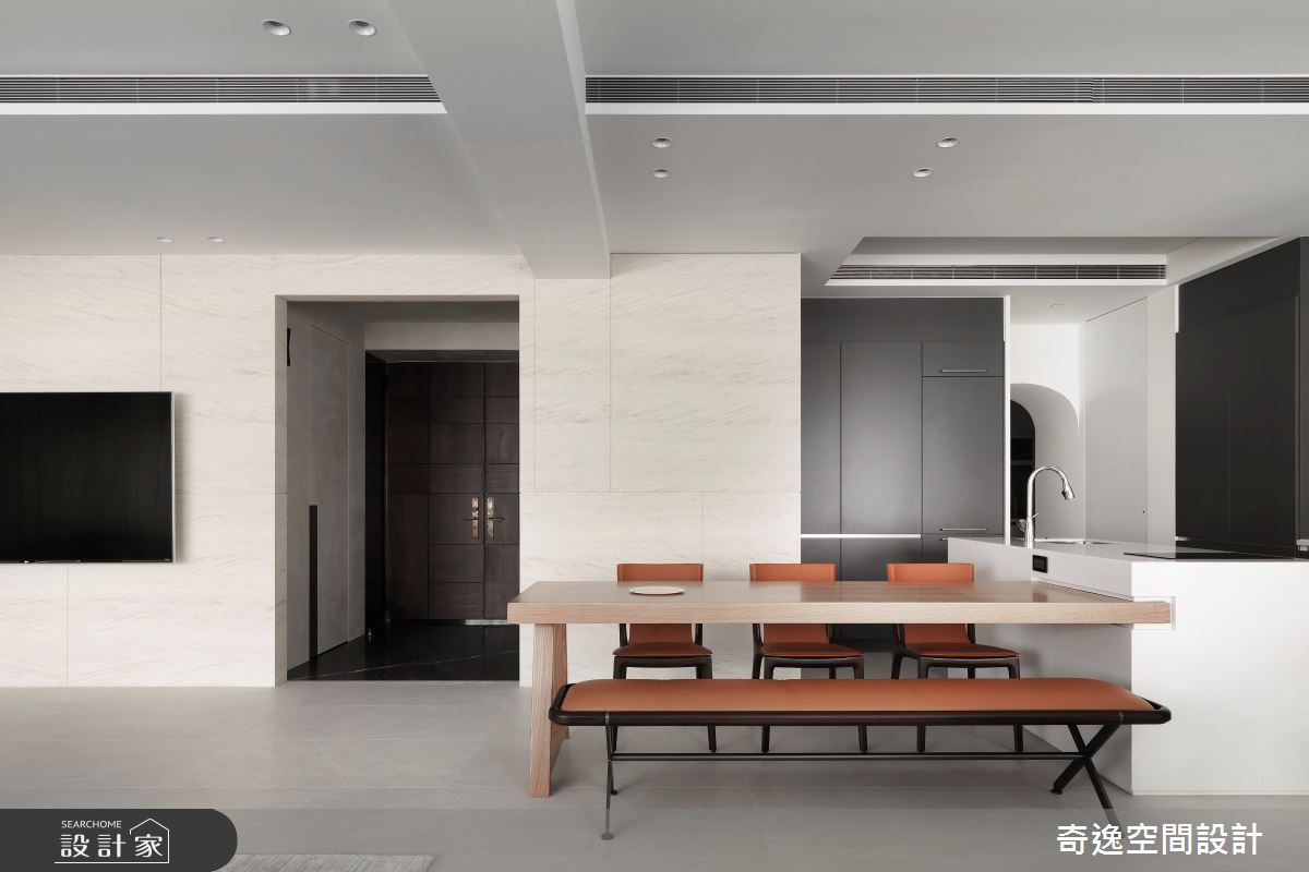 60坪新成屋(5年以下)＿現代風中島案例圖片＿奇逸空間設計＿奇逸_45之3