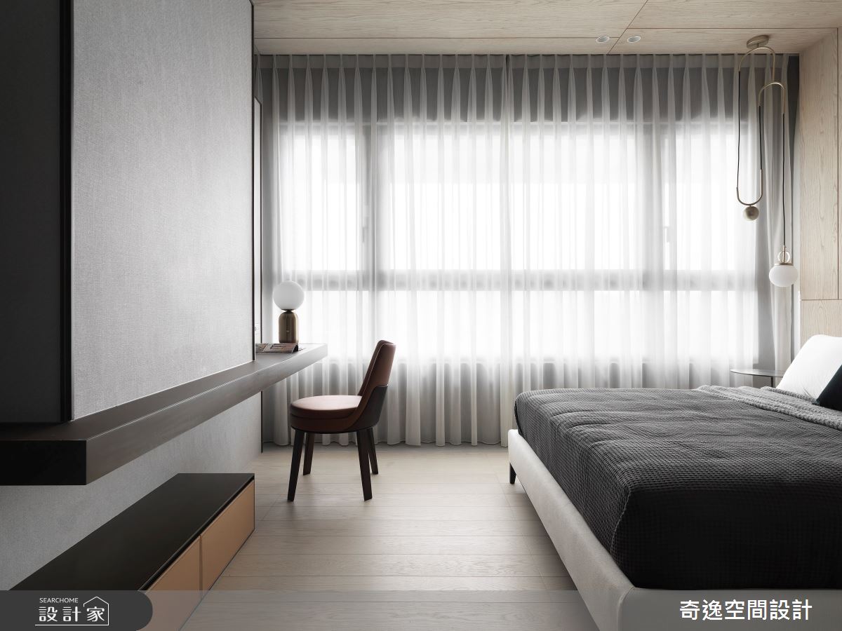 39坪新成屋(5年以下)＿現代風臥室案例圖片＿奇逸空間設計＿奇逸_46之21