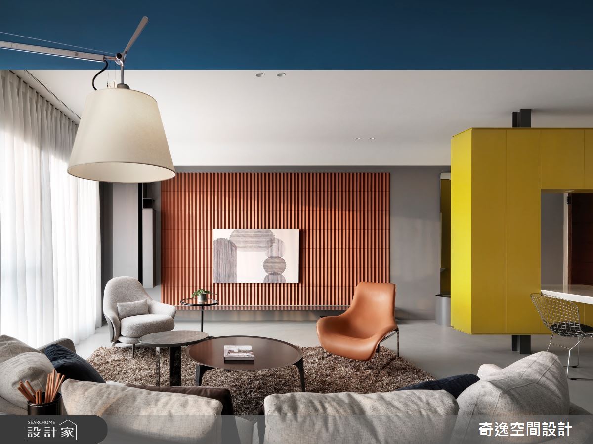 39坪新成屋(5年以下)＿現代風客廳案例圖片＿奇逸空間設計＿奇逸_46之3