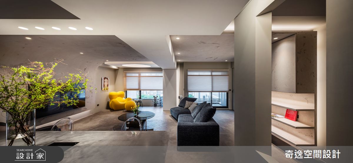 51坪新成屋(5年以下)＿現代風客廳案例圖片＿奇逸空間設計＿奇逸_48之6