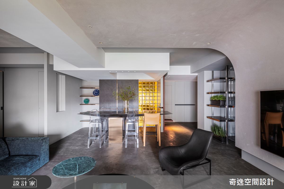 51坪新成屋(5年以下)＿現代風客廳案例圖片＿奇逸空間設計＿奇逸_48之12