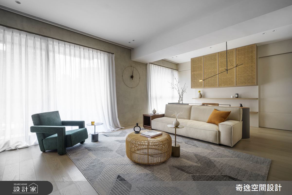 33坪新成屋(5年以下)＿現代風客廳案例圖片＿奇逸空間設計＿奇逸_49之5