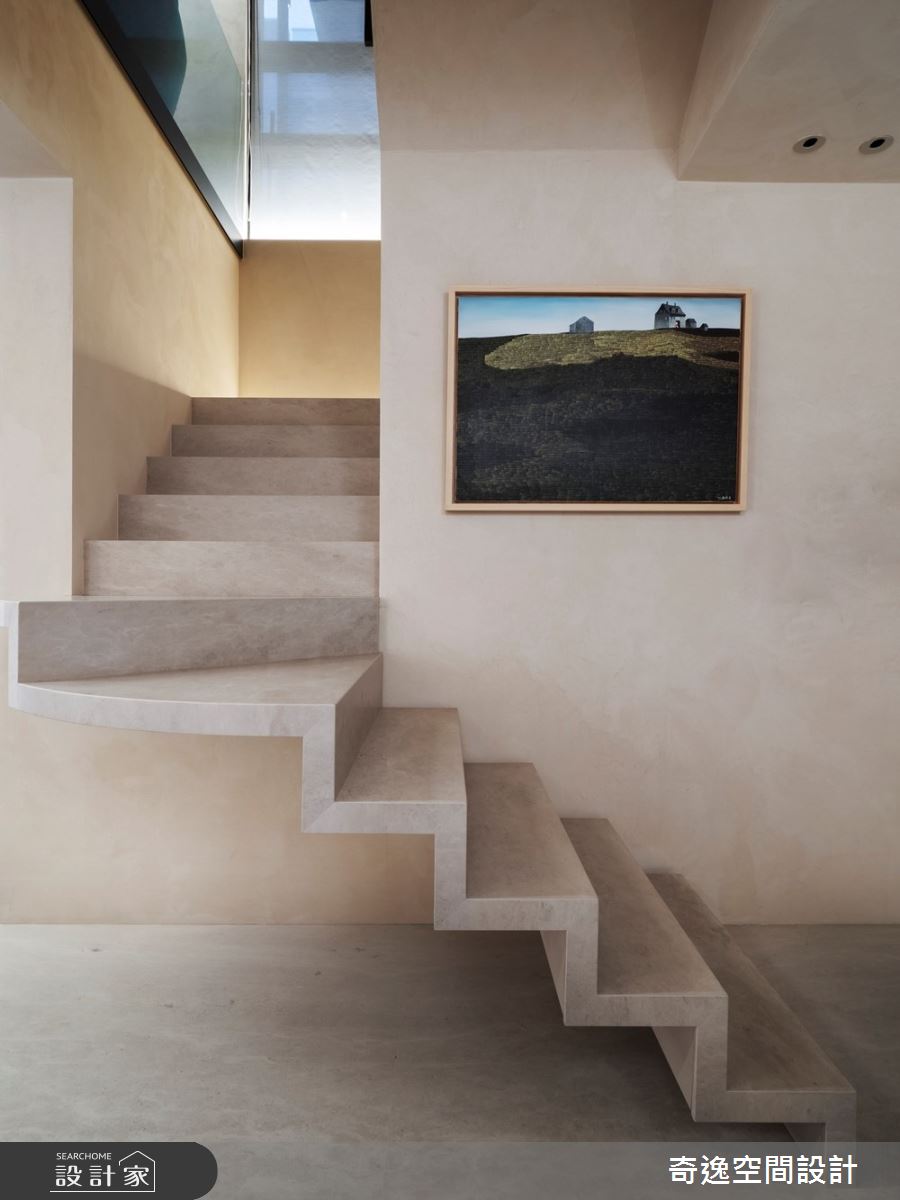 145坪新成屋(5年以下)＿現代風樓梯案例圖片＿奇逸空間設計＿奇逸_50之26