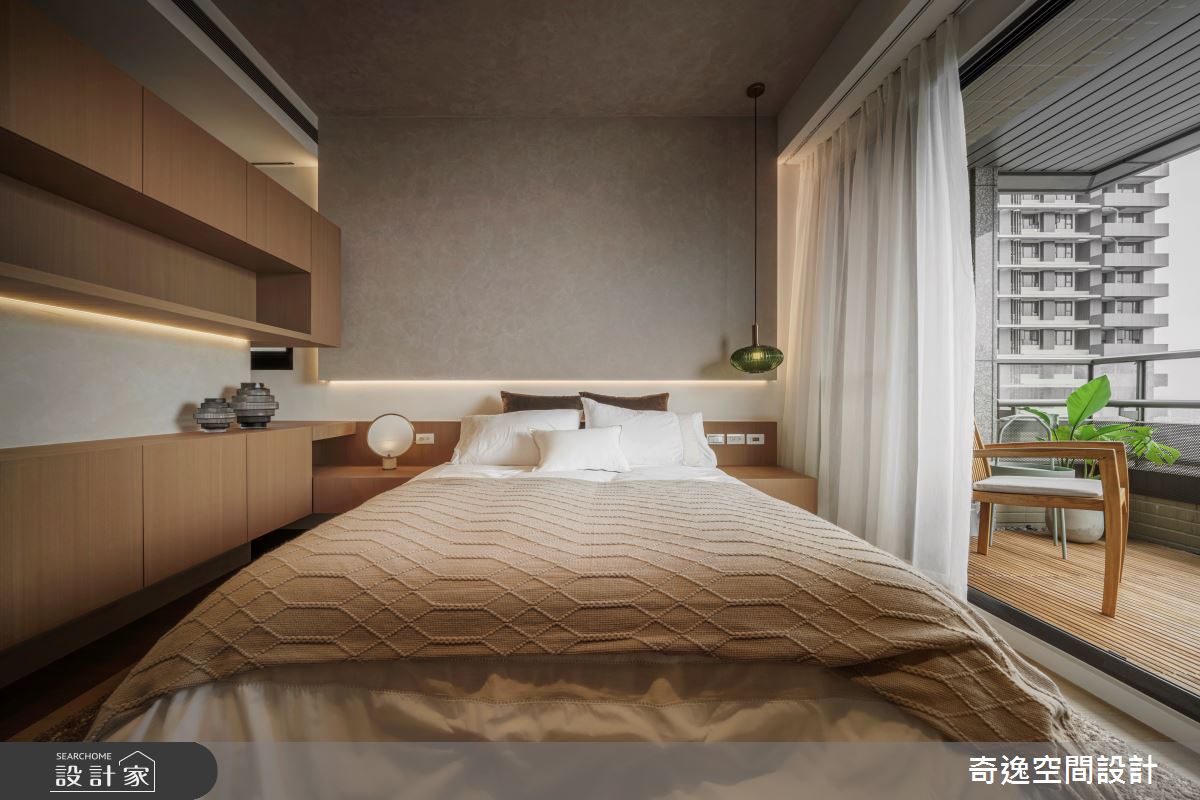 新成屋(5年以下)＿現代風臥室陽台案例圖片＿奇逸空間設計＿奇逸_52之3498