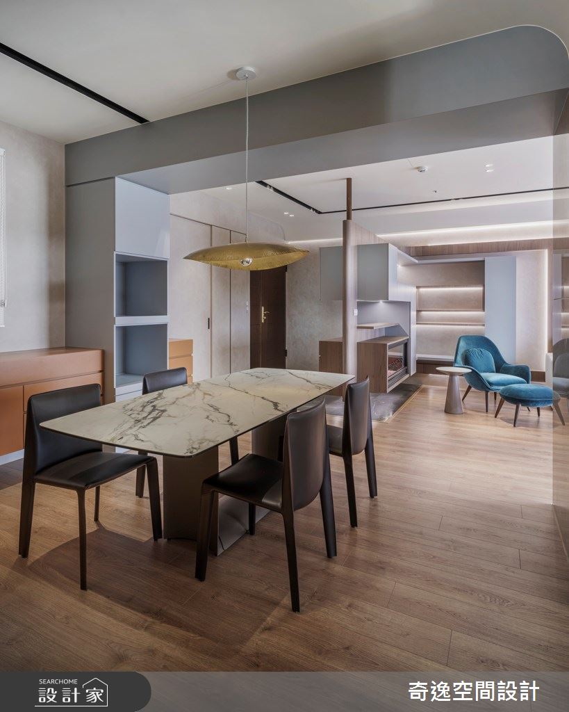 40坪新成屋(5年以下)＿現代風餐廳案例圖片＿奇逸空間設計＿奇逸_53之22