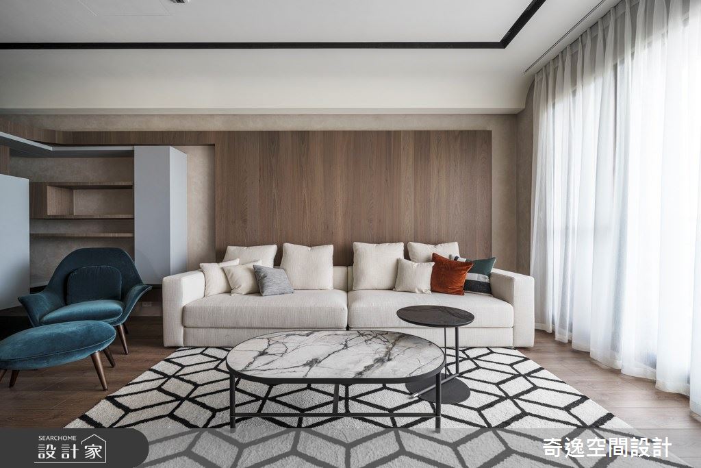 40坪新成屋(5年以下)＿現代風客廳案例圖片＿奇逸空間設計＿奇逸_53之8