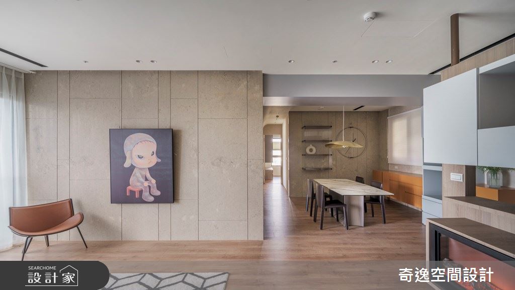 40坪新成屋(5年以下)＿現代風客廳餐廳案例圖片＿奇逸空間設計＿奇逸_53之12