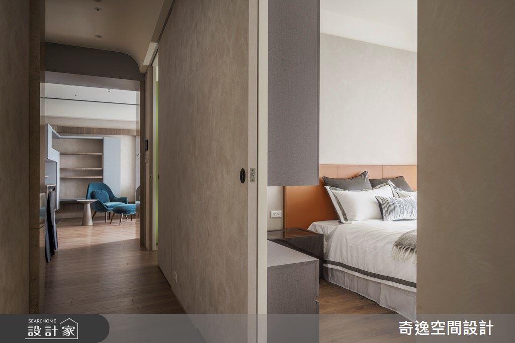 40坪新成屋(5年以下)＿現代風臥室案例圖片＿奇逸空間設計＿奇逸_53之23